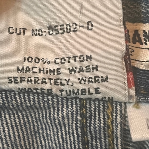 VINTAGE GUESS 90S HIGH RISE MOM JEANS LIGHT BLUE TRIANGLE LOGO ANKLE ZIPPERS - Picture 12 of 13